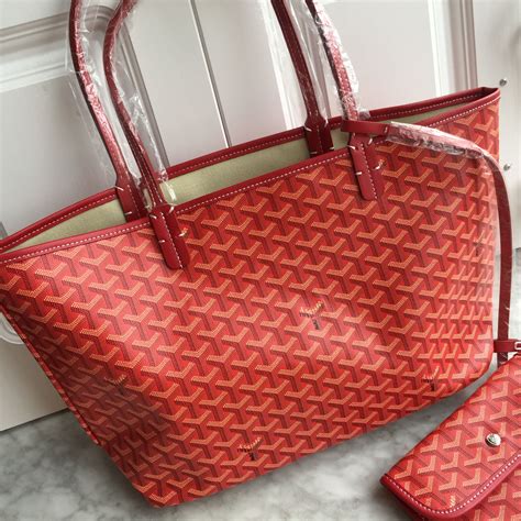 goyard red tote|luxury tote bag goyard.